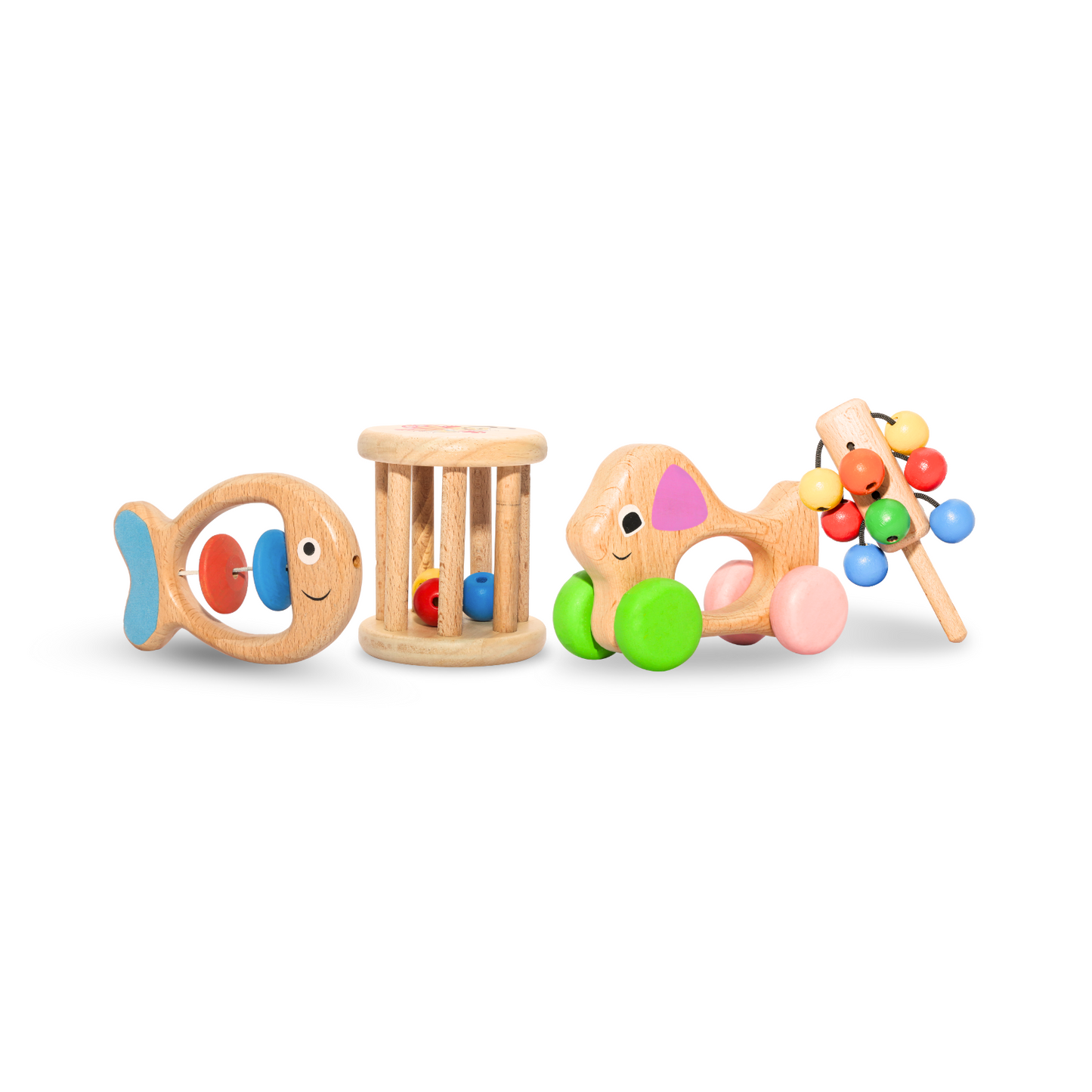 Feelto Organic Baby Wooden Gift Set